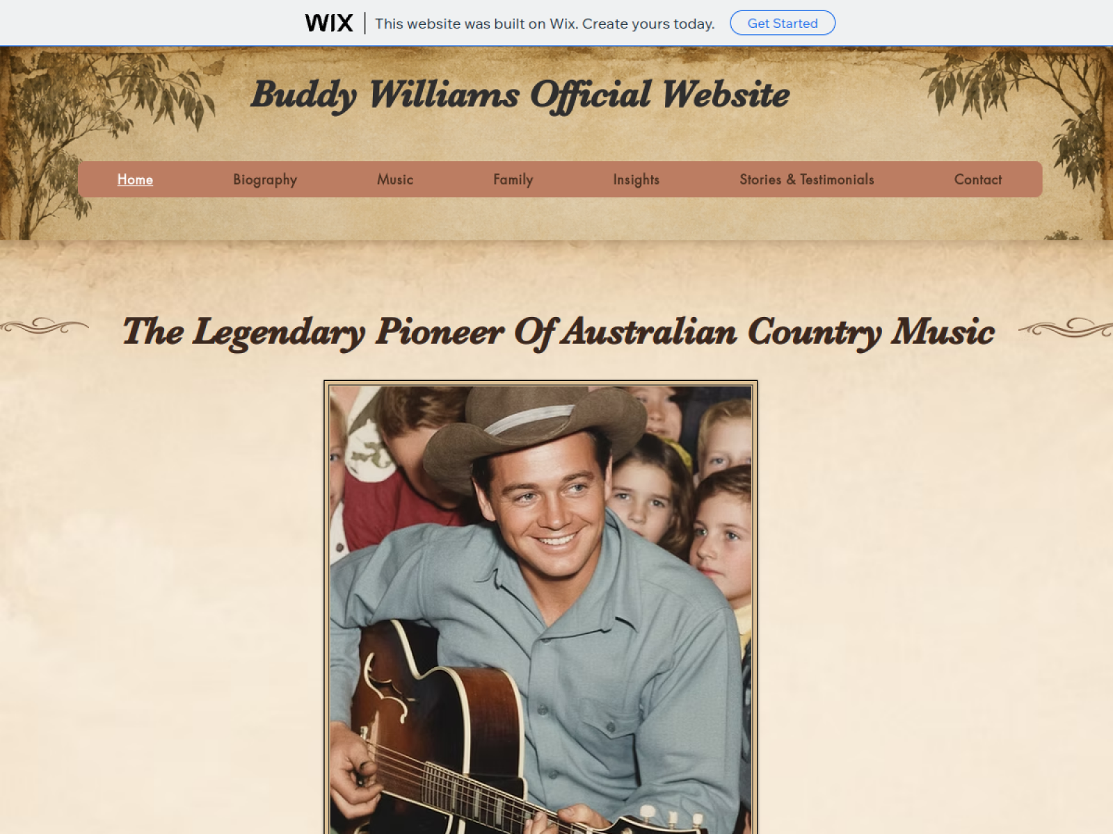 Buddy Williams Official website