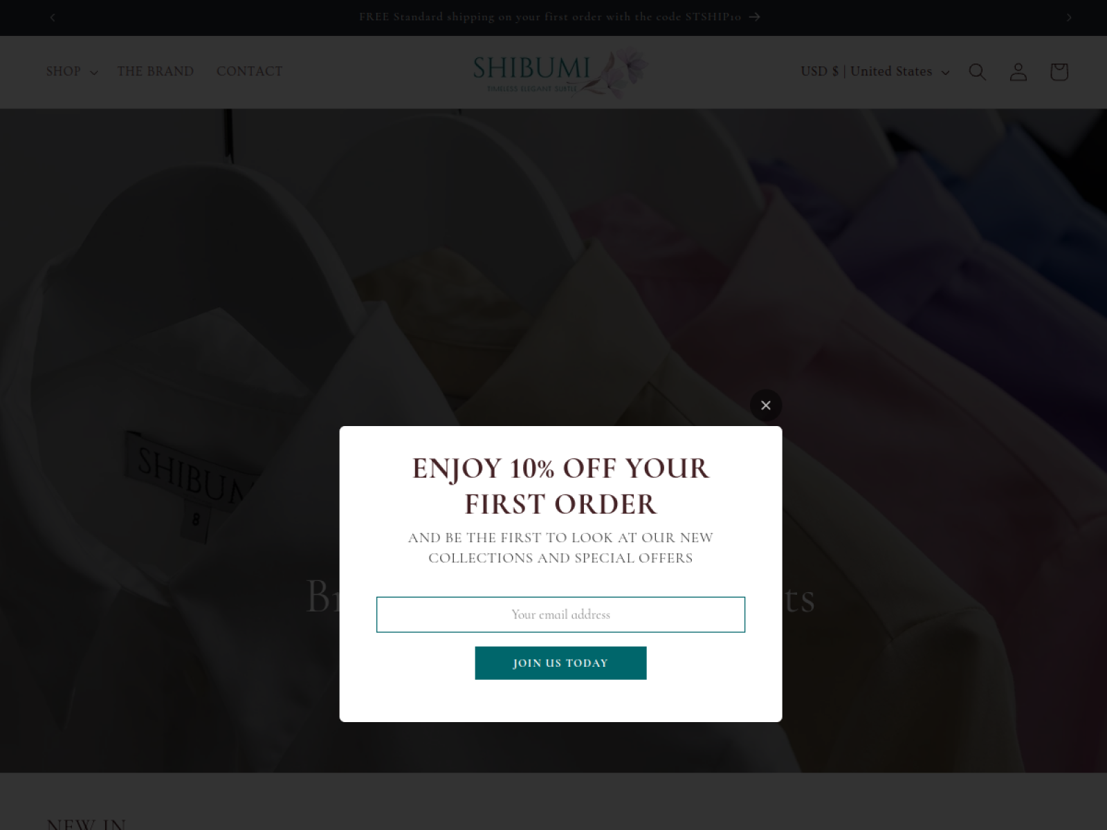 Shibumi The Brand website