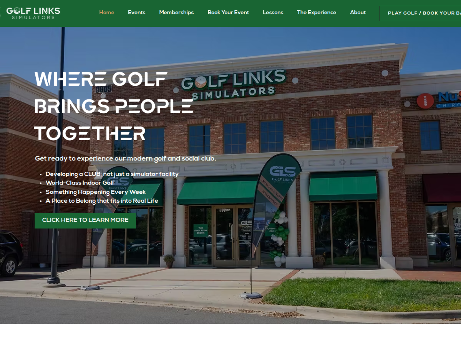 Golf Links website