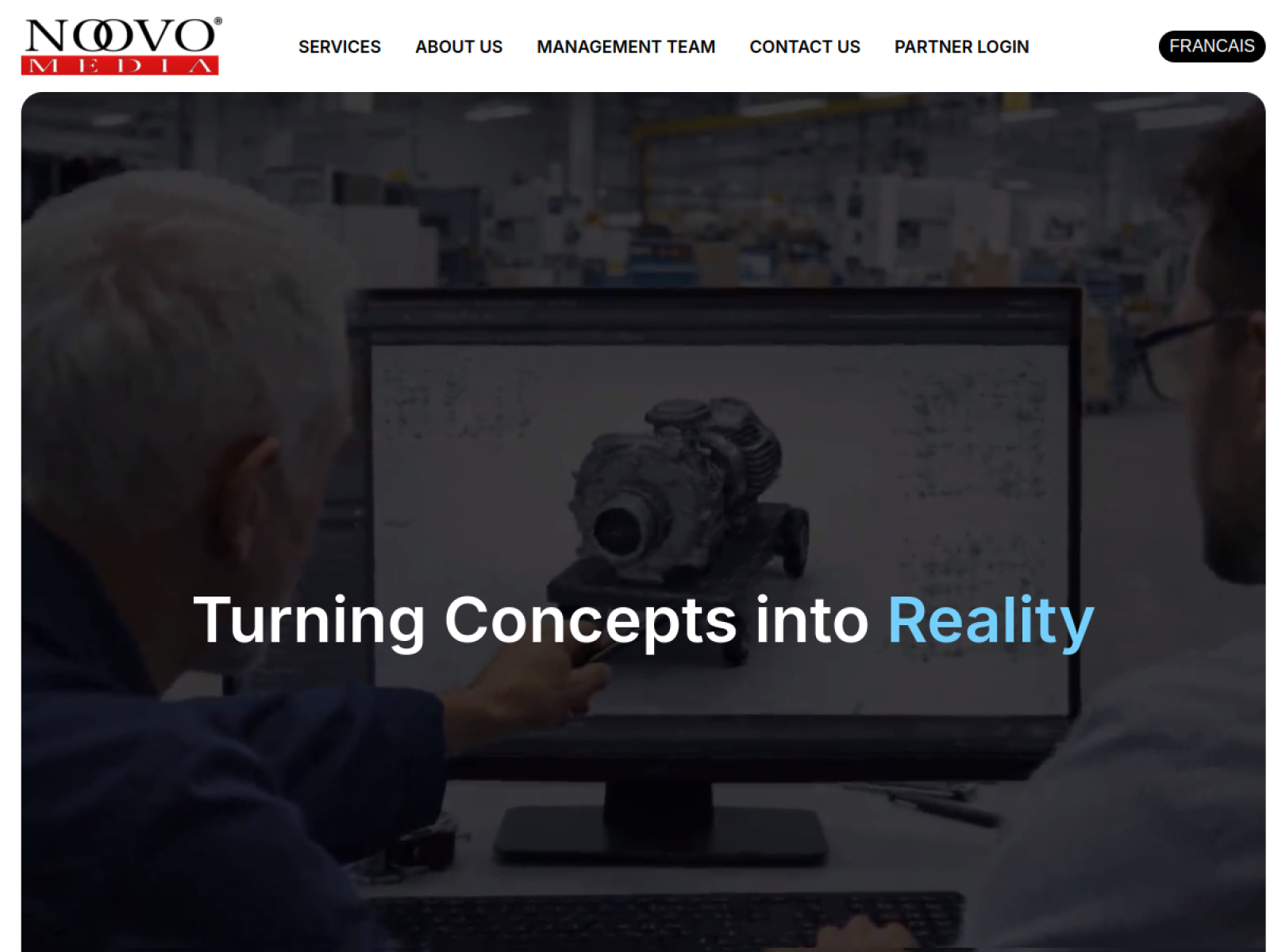 Noovo Media website