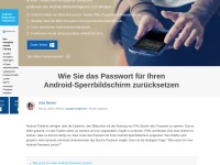 Wie Sie das Passwort für Ihren Android-Sperrbildschirm zurücksetzen