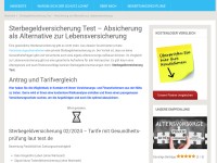 Sterbegeldversicherung Test - Sterbegeldversicherung Ratgeber