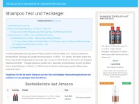 Shampoos Testsieger Ratgeber