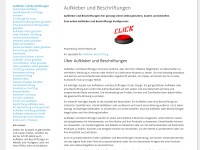 Aufkleber und Beschriftungen