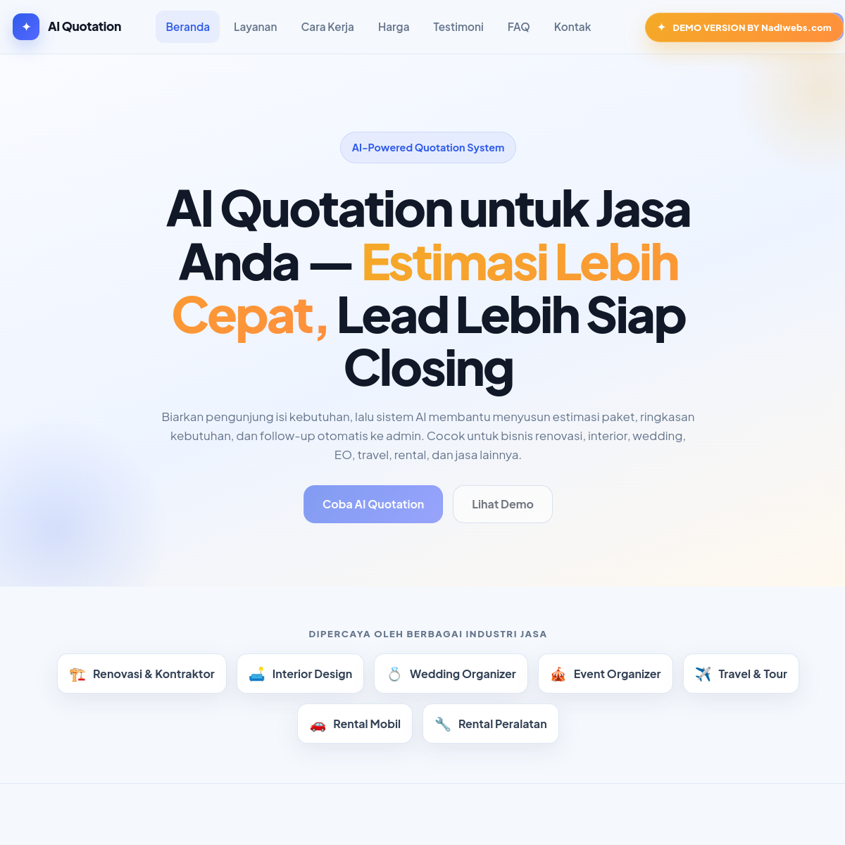 Preview AI Quotation