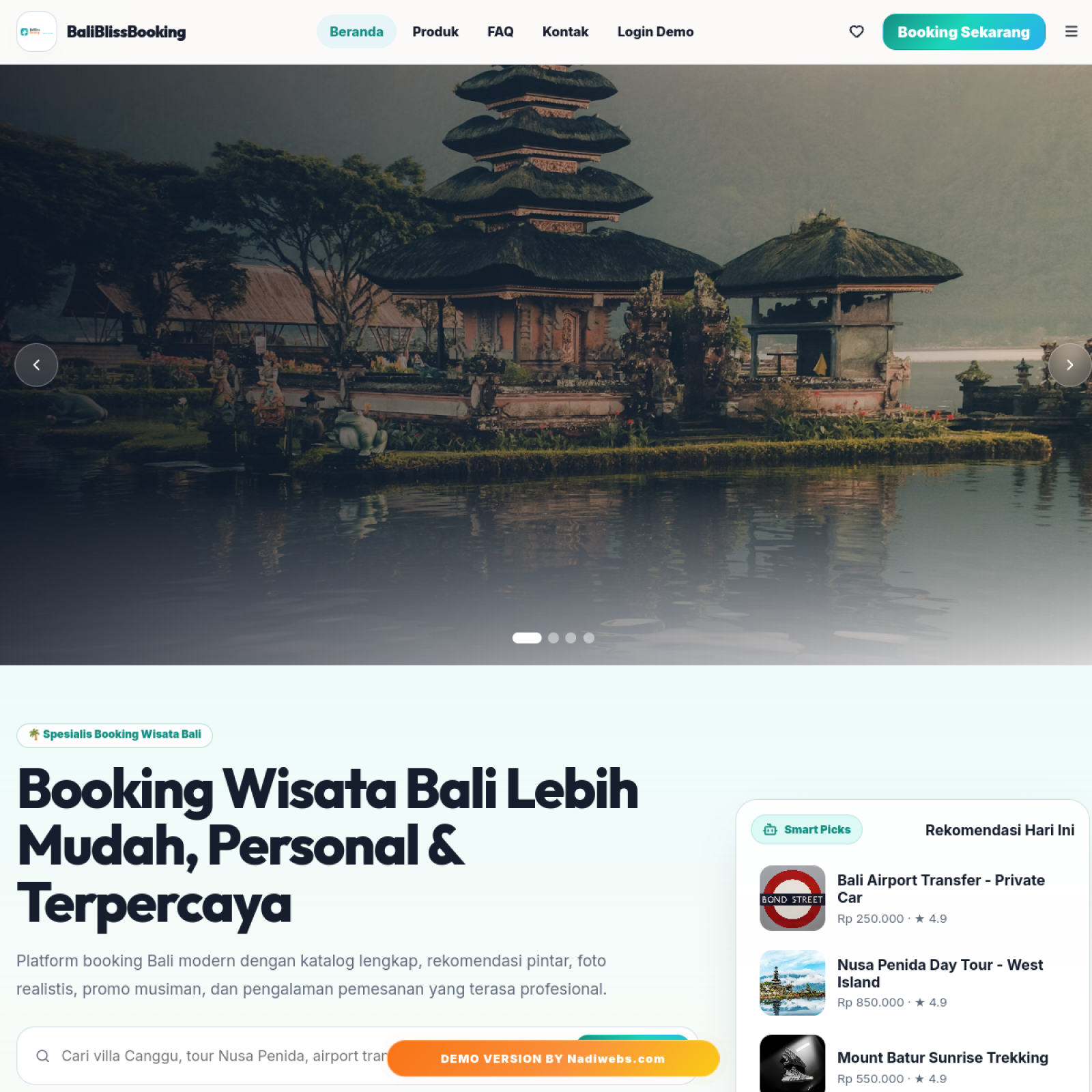 Preview BaliBlissBooking