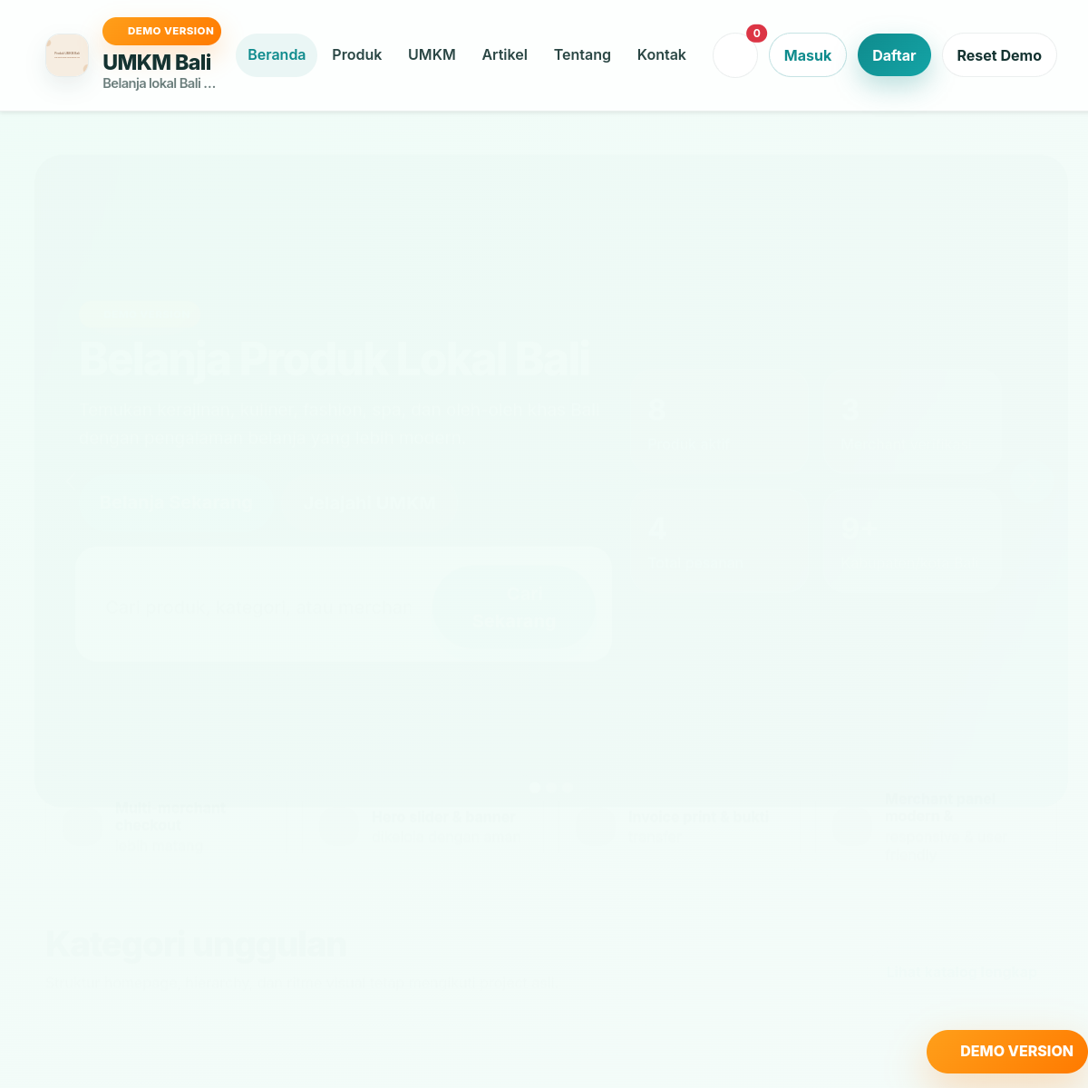 Preview UMKM Bali Native 1