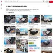 Luxus Outdoor Gartenmöbel