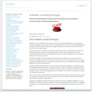 Aufkleber und Beschriftungen