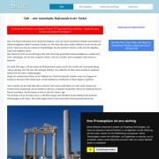Anschauliche Informationen über Side/Türkei finden Reisende auf der