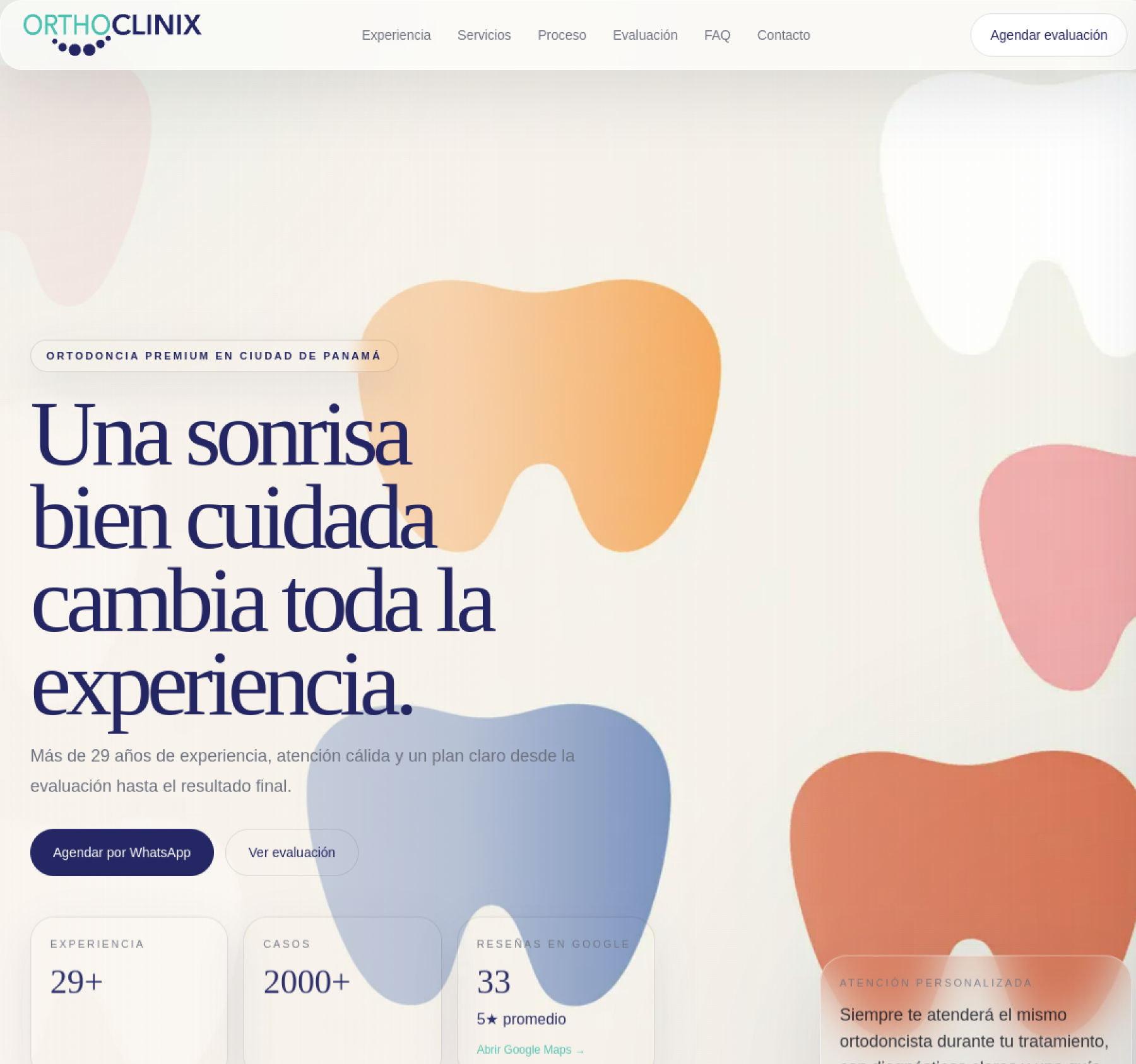 Vista previa del proyecto OrthoClinix