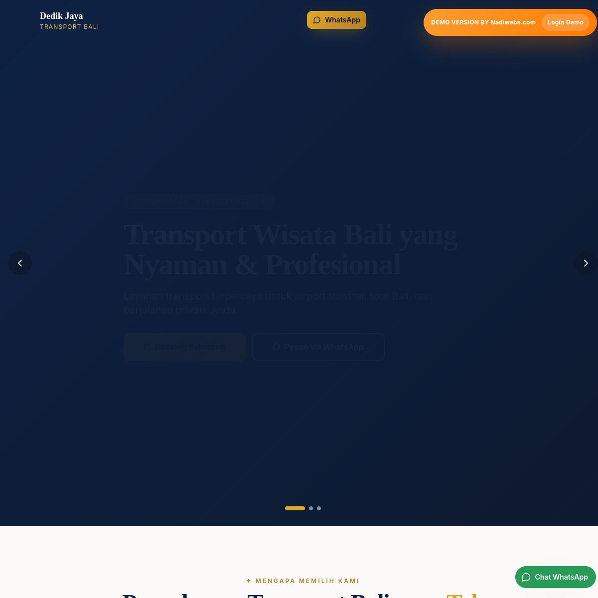 Preview Bali Transport Pro