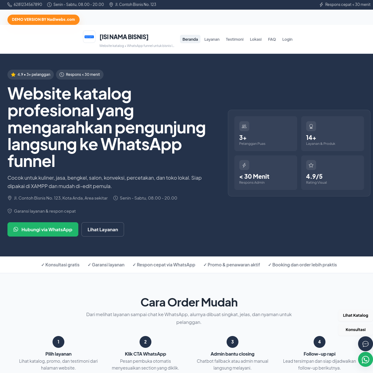 Preview UMKM WA Catalog