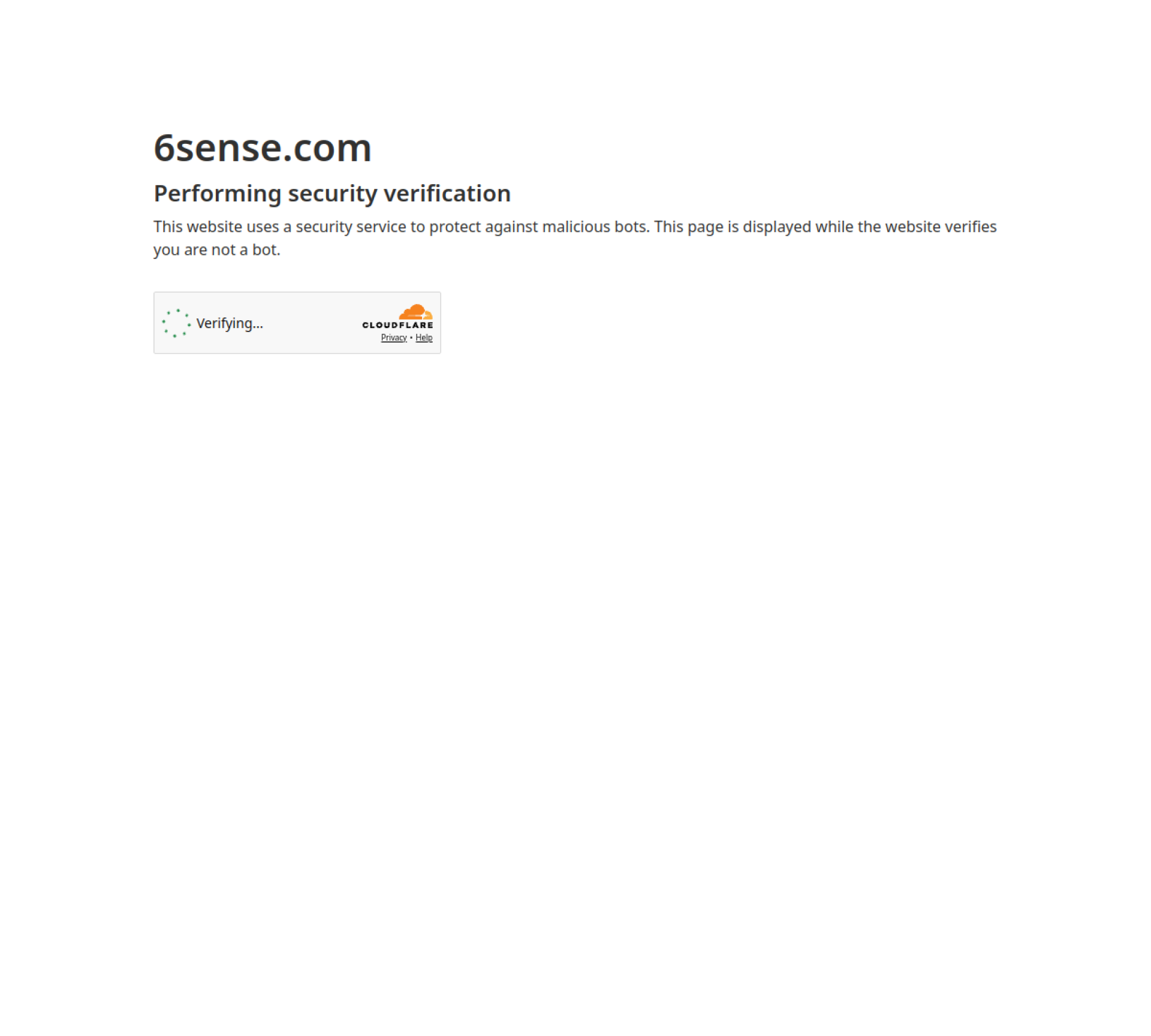 6sense homepage