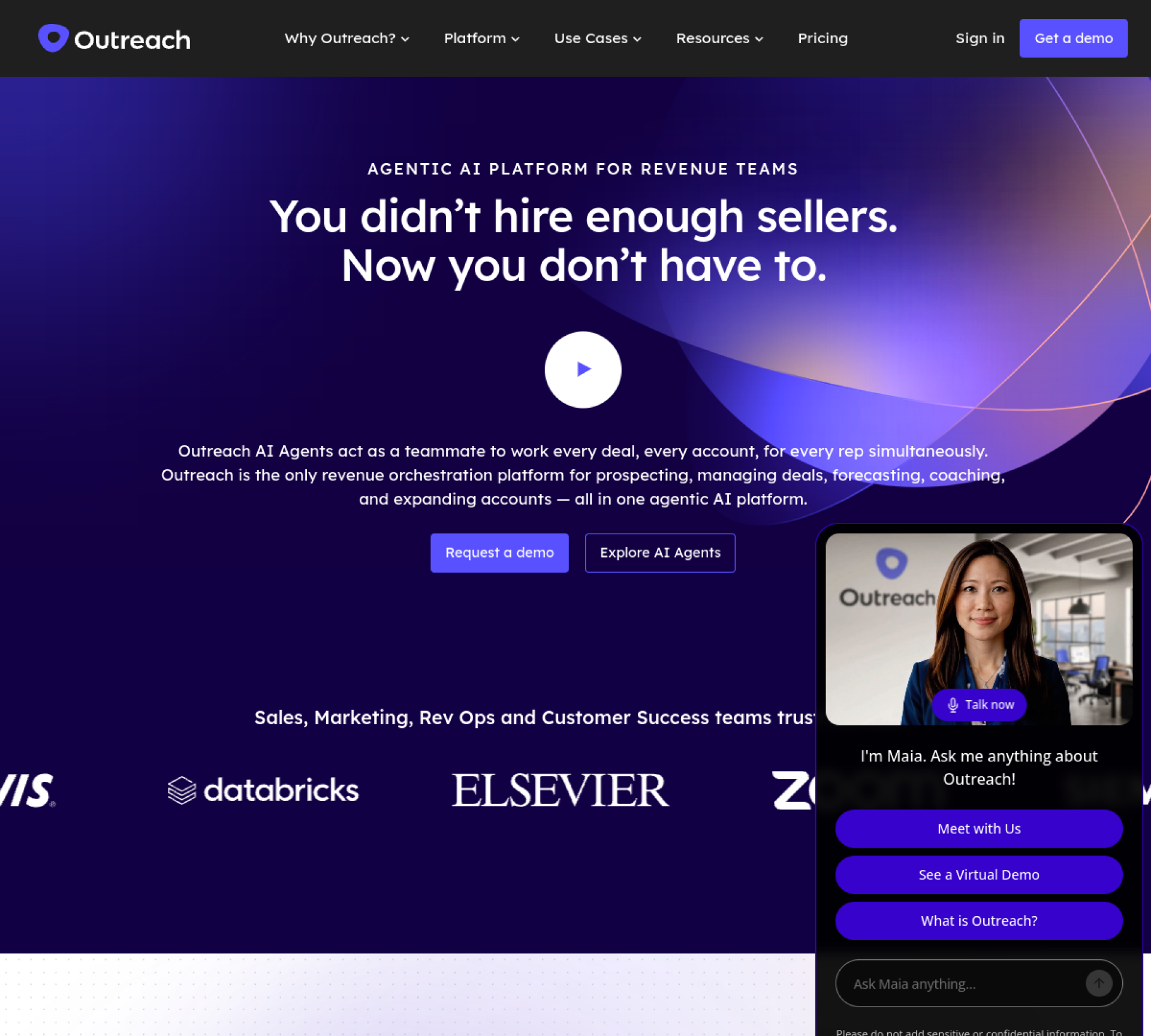 Outreach homepage