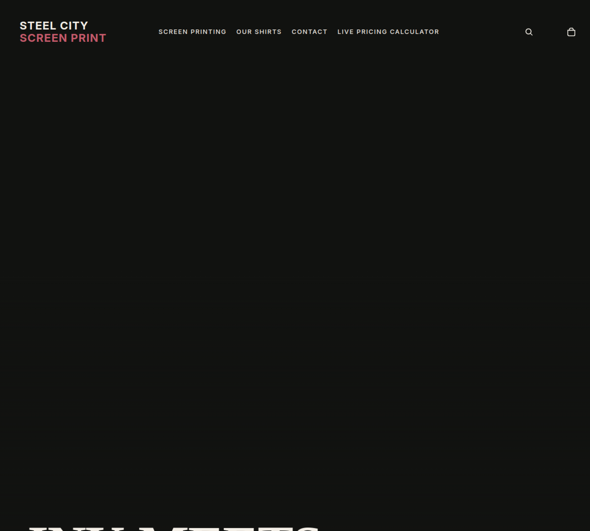 Steel City Screen Print website
