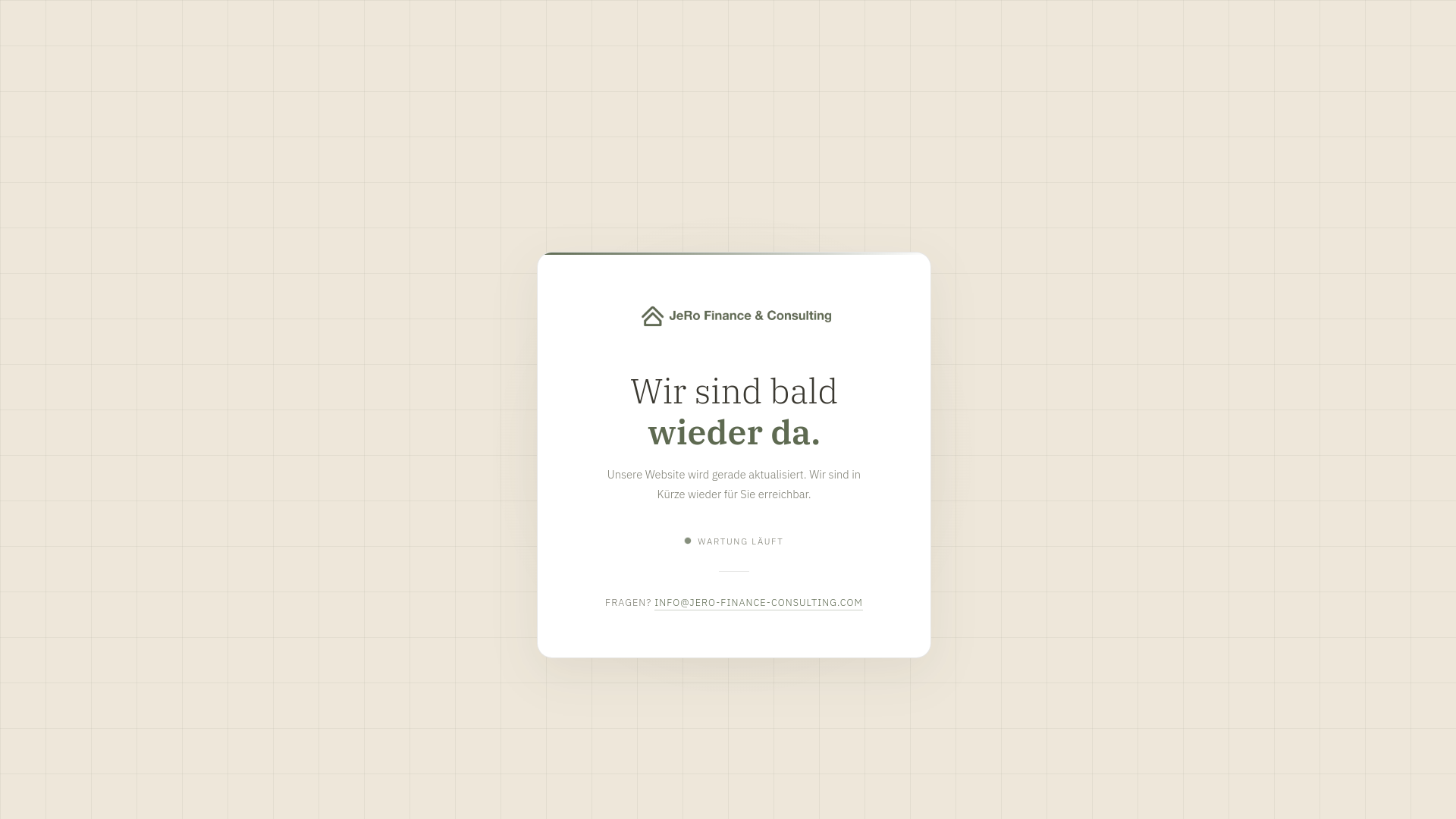 Website Vorschau Jero-Finance