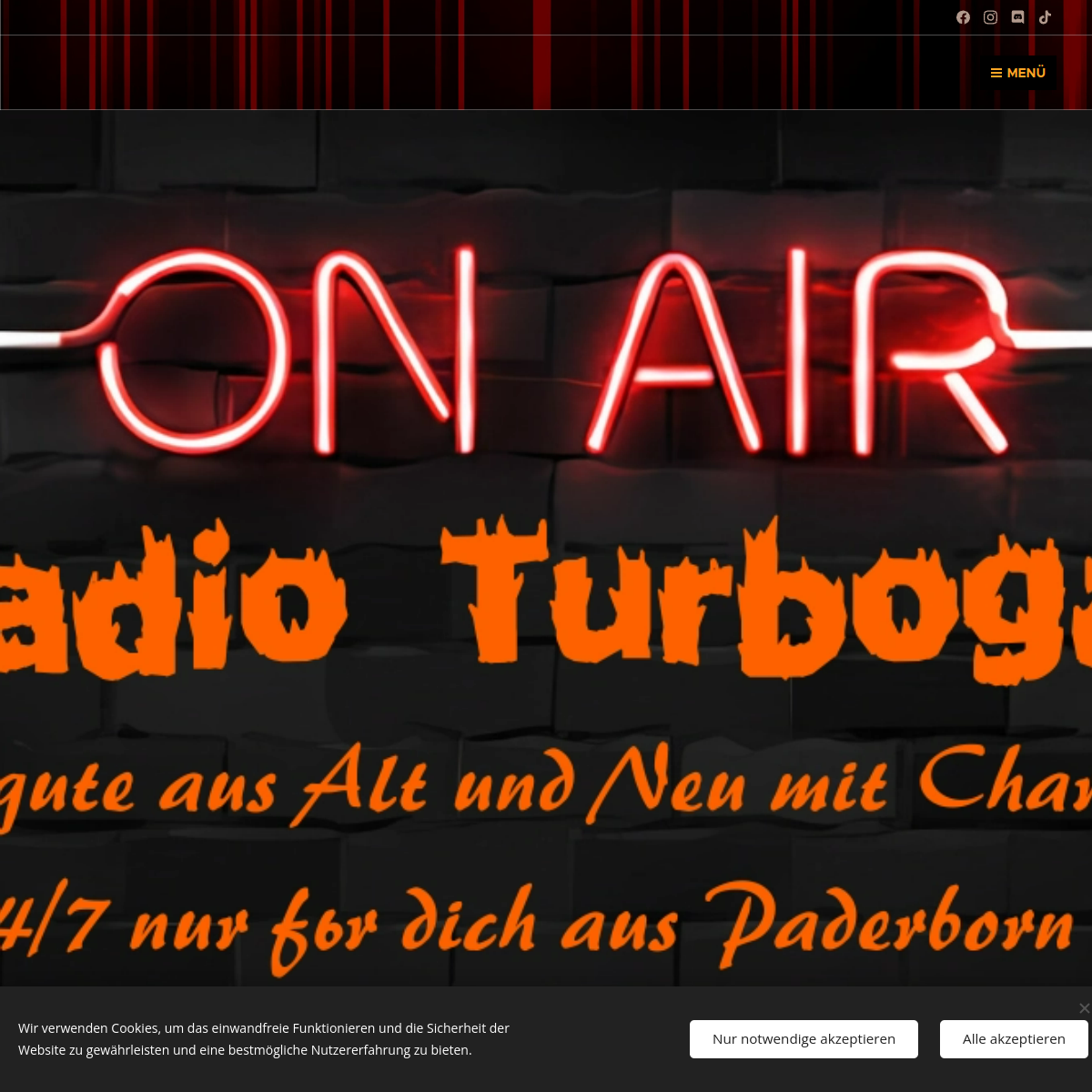Screenshot der Website