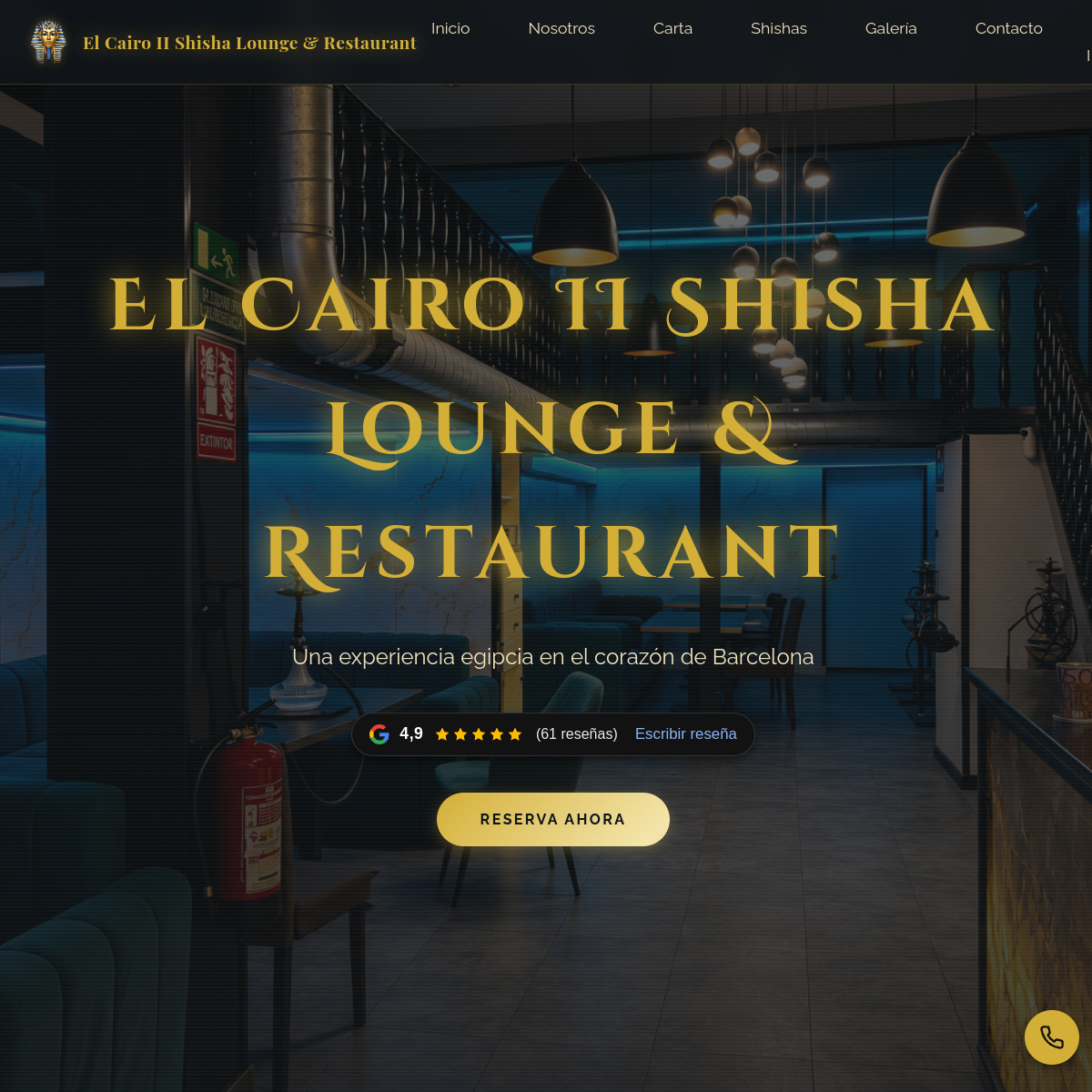El Cairo II – Shisha Lounge & Restaurant