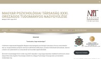 A Magyar Pszichológiai Társaság XXII. Országos Tudományos Nagygyűlése