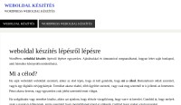 Aerodesign Weboldal Készítés