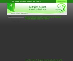 Carpet Cleaning Business Plan