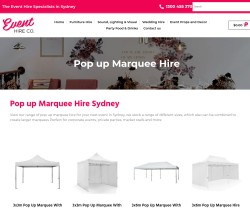 Marquee hire and party hire in Sydney