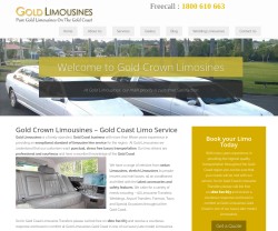Gold Coast Limousines Website