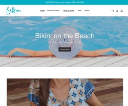 Bikini On The Beach Designer Swimwear