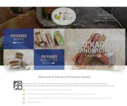 Pieces of Provence wholesale caterer - specialising packaged sandwiches