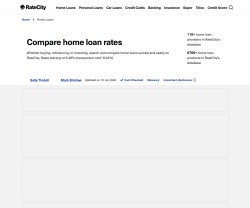 RateCity - Compare Home Loans