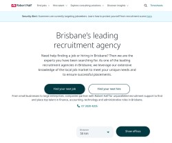 Brisbane Recruitment Agencies - Robert Half 