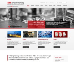 UHF and VHF radio modems: STI Engineering