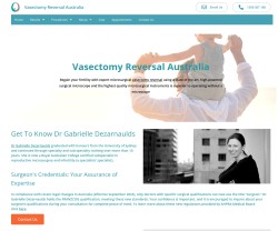 Vasectomy Reversal Australia - Vasectomy Reversal Specialists