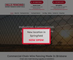 Hills Chainwire Fencing Brisbane