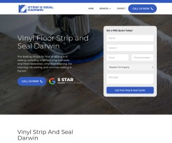 Vinyl floor strip and seal Darwin