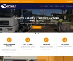 Brown's Bobcat & Tipper Truck Hire Canberra