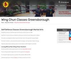 Wing Chun Kung Fu in Greensborough