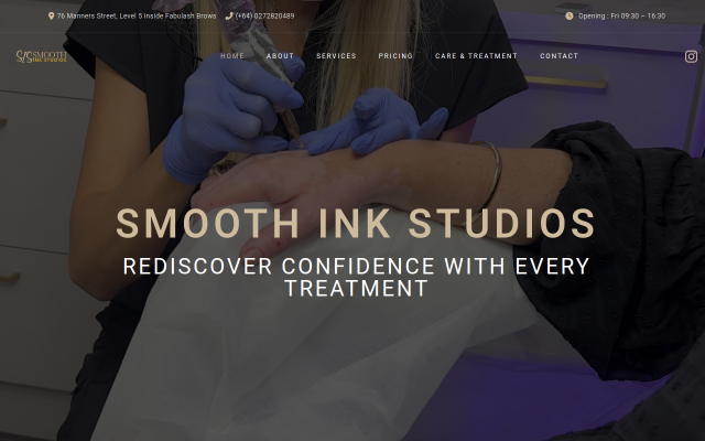 Smooth Ink Studios on desktop
