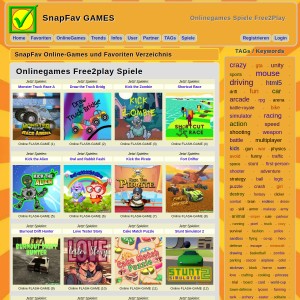 SnapFav - OnlineGames und Favoriten Verzeichnis