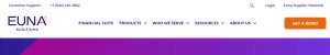 Euna Solutions homepage