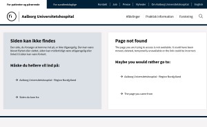 Preview af klinikkens hjemmeside