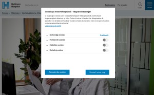Preview af klinikkens hjemmeside