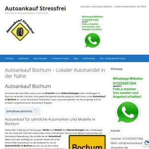 Autoankauf Bochum - Autoankauf Stressfrei