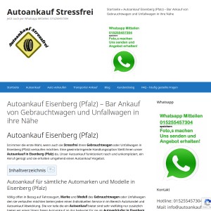 Autoankauf Eisenberg (Pfalz)
