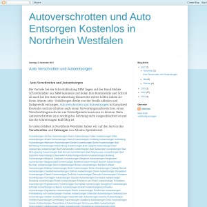 Autoverschrotten und Auto Entsorgen Kostenlos in Nordrhein Westfalen