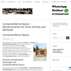 Containerdienst Archive - Seite 8 von 23 - NRW Schrottabholung