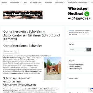Containerdienst Archive - Seite 5 von 23 - NRW Schrottabholung