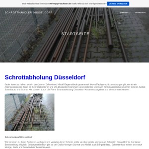 Schrottabholung in Düsseldorf