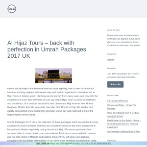 Al Hijaz Tours – back with perfection in Umrah Packages 2017 UK
